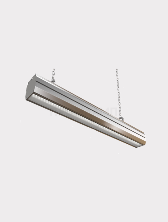 Линейный светильник VSL PROM Line 12-1610-840-Д подвесной и накладной с прозрачным рассеивателем 120°